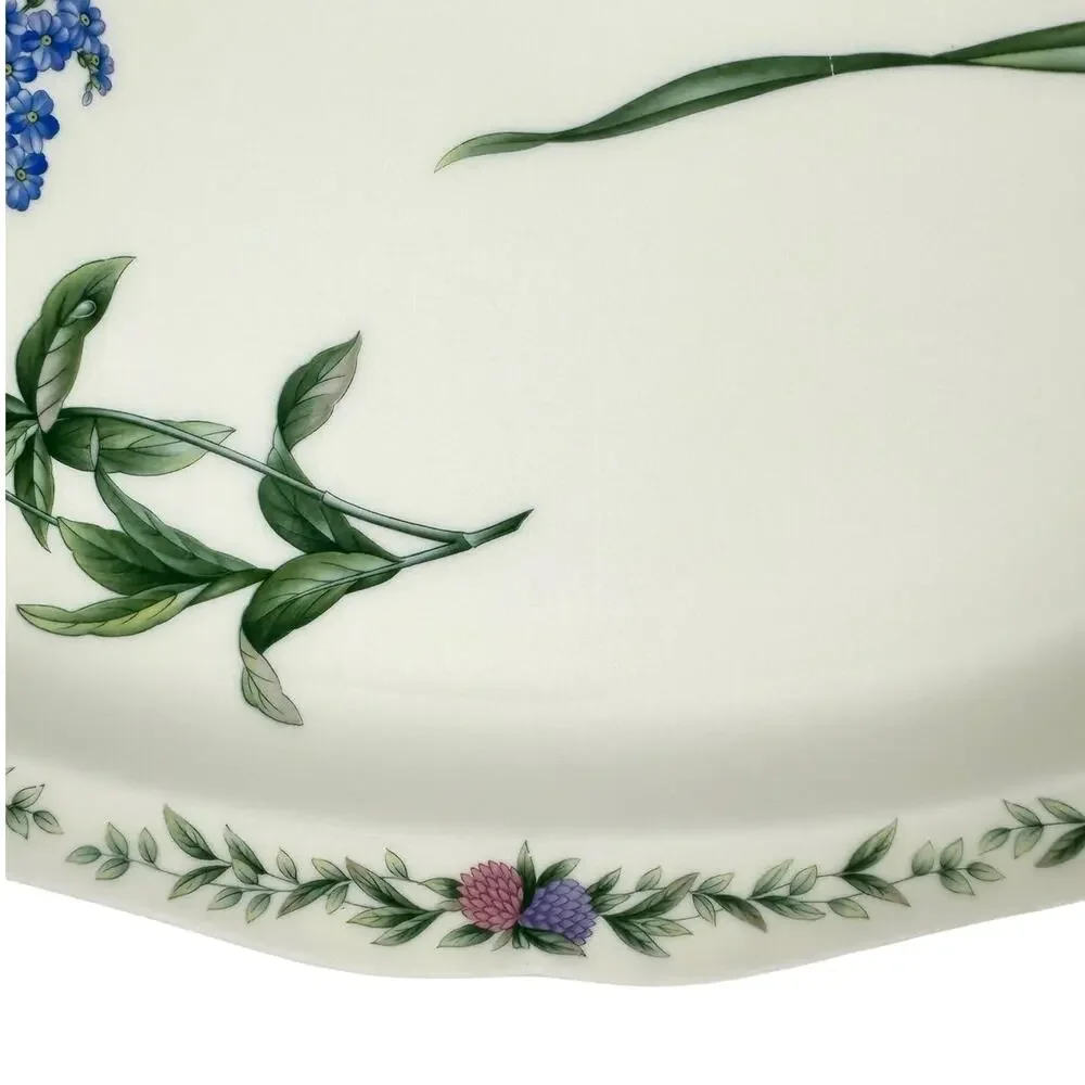 Noritake Conservatory Gala Cuisine 7915 Japan Large Oval Serving Platter-Nice! - Picture 7 of 9